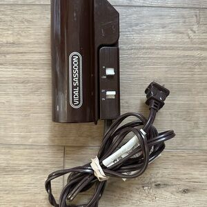Vintage Vidal Sassoon folding travel Brown Hair Dryer